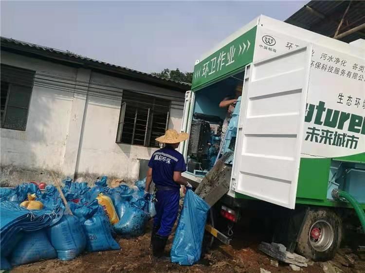 衢江工业污泥压干处理